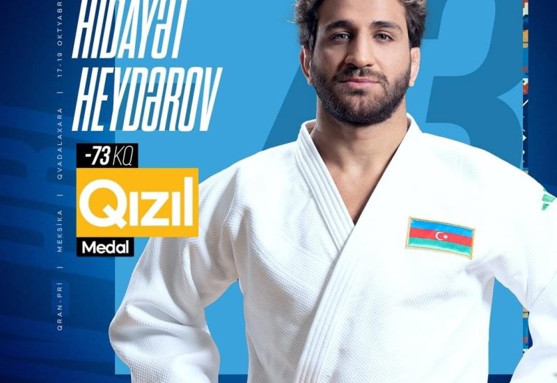 Azerbaijani judokas claim three medals at Guadalajara Grand Prix (PHOTO)