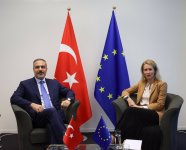 Turkish FM Hakan Fidan meets with EU’s Kaya Kallas (PHOTO)