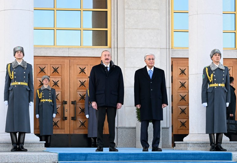 President Ilham Aliyev arrives in Kazakhstan for state visit (PHOTO/VIDEO)