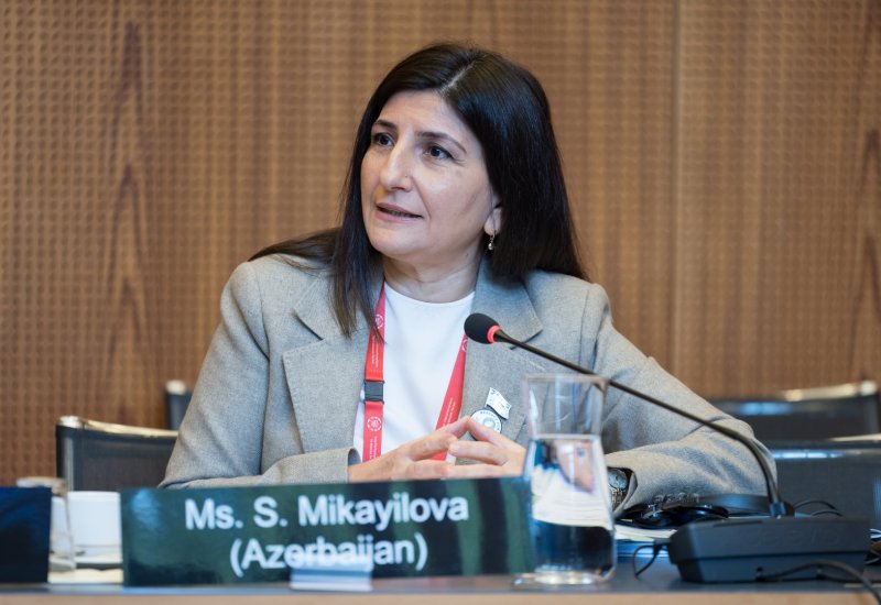 Azerbaijani MP Sevil Mikayilova addresses General Debate of IPU 151st Assembly in Geneva