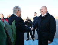 President Ilham Aliyev arrives in Kazakhstan for state visit (PHOTO/VIDEO)