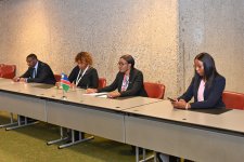 Azerbaijani parliament speaker meets with speakers of parliaments of Namibia and Bosnia and Herzegovina (PHOTO)
