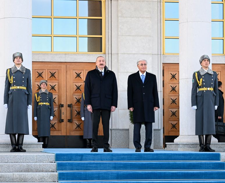 President Ilham Aliyev arrives in Kazakhstan for state visit (PHOTO/VIDEO)