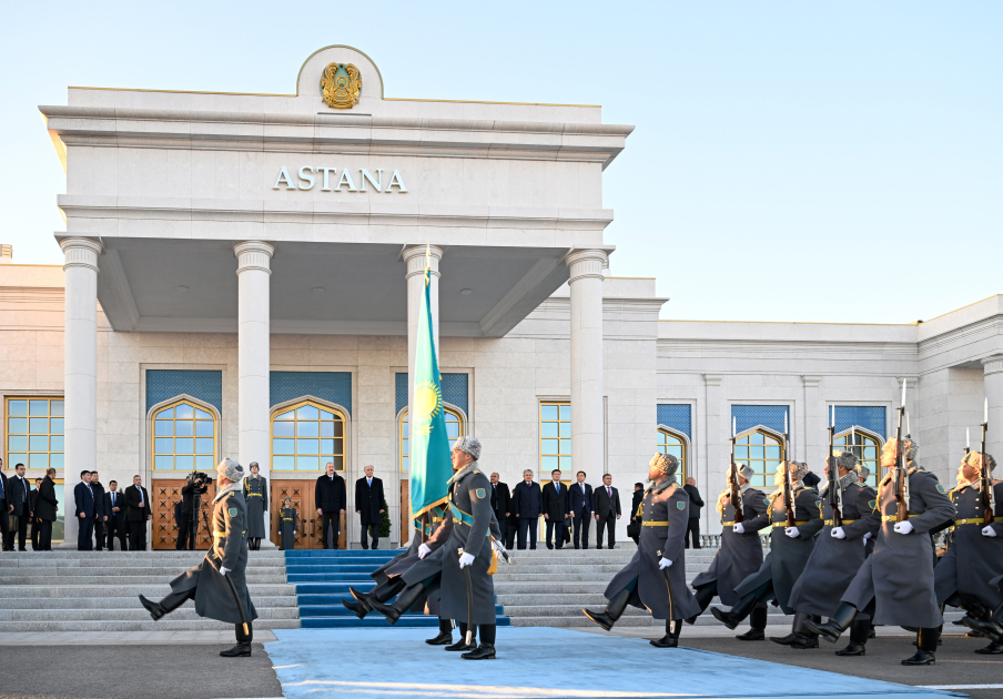President Ilham Aliyev arrives in Kazakhstan for state visit (PHOTO/VIDEO)