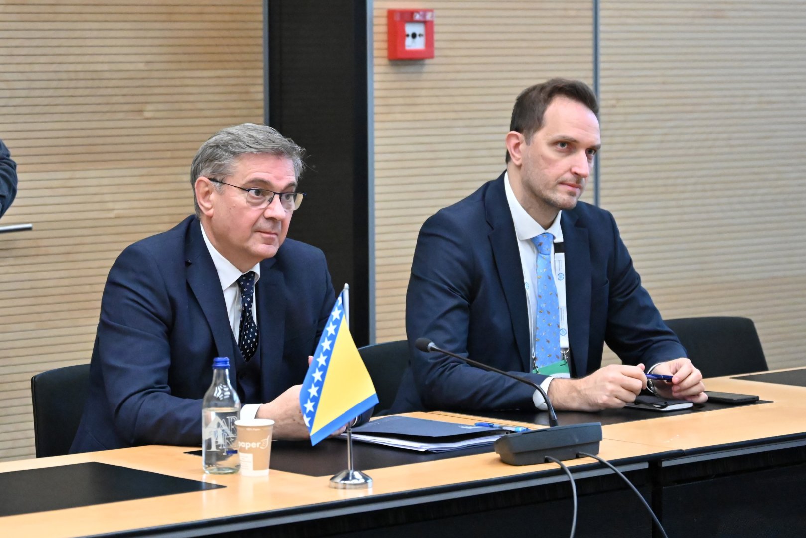 Azerbaijani parliament speaker meets with speakers of parliaments of Namibia and Bosnia and Herzegovina (PHOTO)