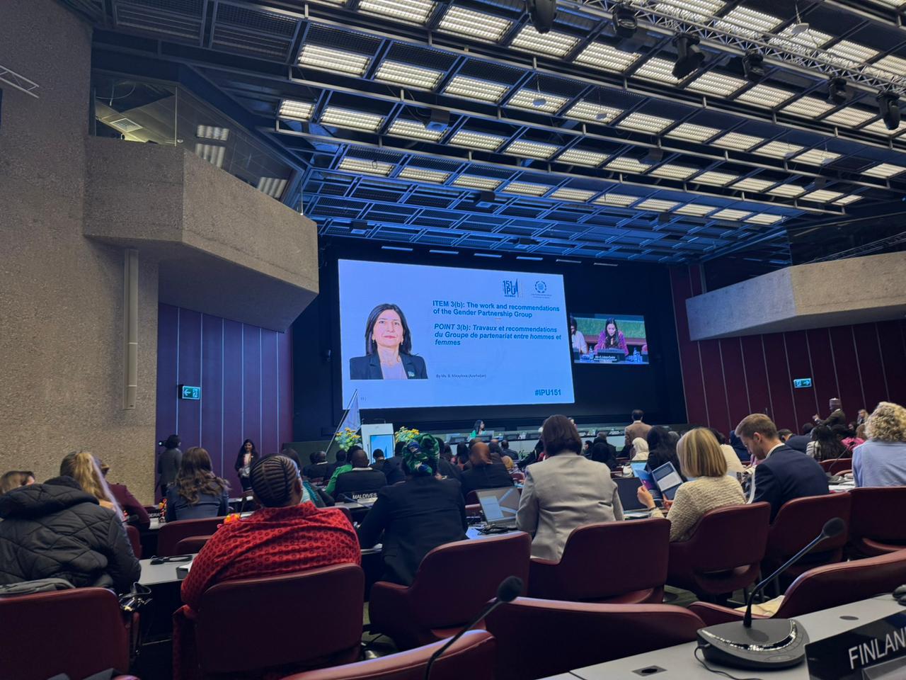 Azerbaijani MP Sevil Mikayilova addresses IPU Bureau and Forum of Women Parliamentarians' meeting in Geneva (PHOTO/VIDEO)