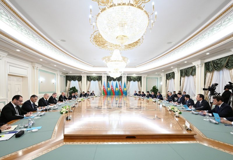 President Ilham Aliyev, President Kassym-Jomart Tokayev attend second meeting of Azerbaijan-Kazakhstan Supreme Interstate Council (PHOTO)