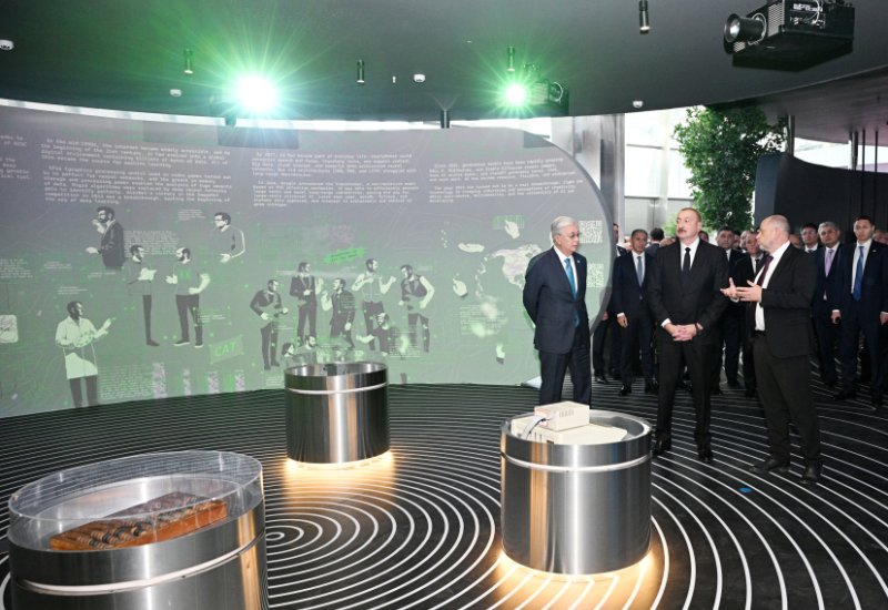 President Ilham Aliyev, President Kassym-Jomart Tokayev visit “Alem.ai” International Artificial Intelligence Center in Astana (PHOTO)