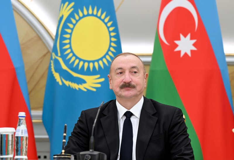 Active cooperation between Baku, Astana holds significant geopolitical importance - President Ilham Aliyev (FULL SPEECH)