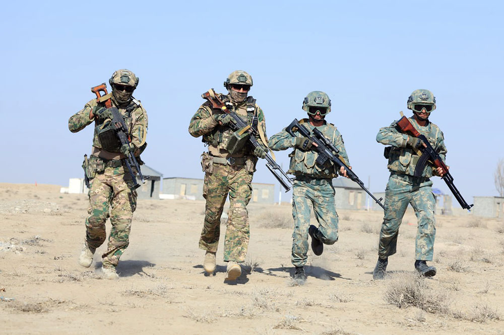 Azerbaijani servicemen joining drills with their Central Asian counterparts (PHOTO/VIDEO)