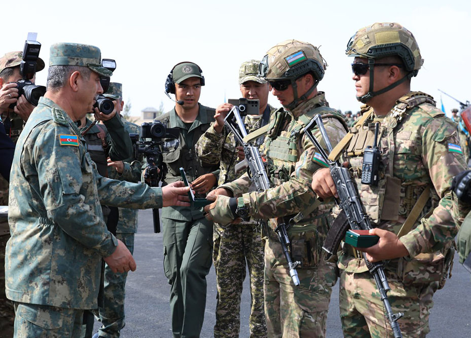 Azerbaijani servicemen joining drills with their Central Asian counterparts (PHOTO/VIDEO)