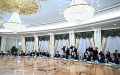 President Ilham Aliyev, President Kassym-Jomart Tokayev attend second meeting of Azerbaijan-Kazakhstan Supreme Interstate Council (PHOTO)
