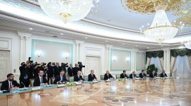 President Ilham Aliyev, President Kassym-Jomart Tokayev attend second meeting of Azerbaijan-Kazakhstan Supreme Interstate Council (PHOTO)