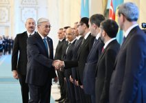 Astana hosts official welcome ceremony for President Ilham Aliyev (PHOTO)