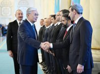 Astana hosts official welcome ceremony for President Ilham Aliyev (PHOTO)
