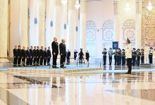 Astana hosts official welcome ceremony for President Ilham Aliyev (PHOTO)