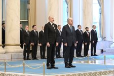 Astana hosts official welcome ceremony for President Ilham Aliyev (PHOTO)