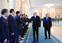 Astana hosts official welcome ceremony for President Ilham Aliyev (PHOTO)