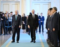 Astana hosts official welcome ceremony for President Ilham Aliyev (PHOTO)