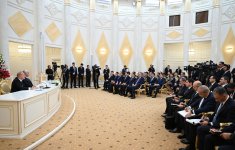 President Ilham Aliyev, President Kassym-Jomart Tokayev make press statements (PHOTO)