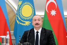 President Ilham Aliyev, President Kassym-Jomart Tokayev make press statements (PHOTO)