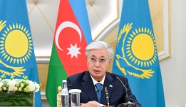 President Ilham Aliyev, President Kassym-Jomart Tokayev make press statements (PHOTO)