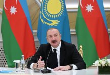 President Ilham Aliyev, President Kassym-Jomart Tokayev make press statements (PHOTO)