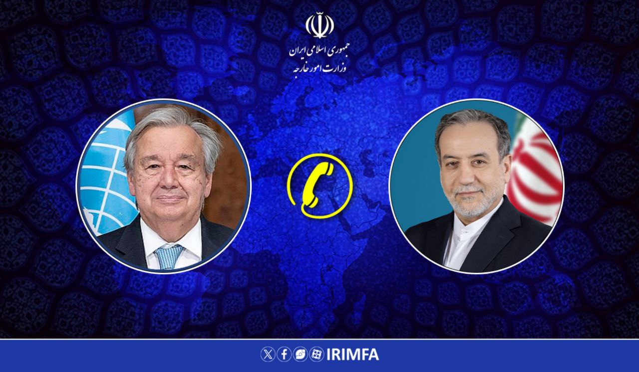 Iran’s FM, UN Chief discuss regional stability, Gaza and Yemen Situation