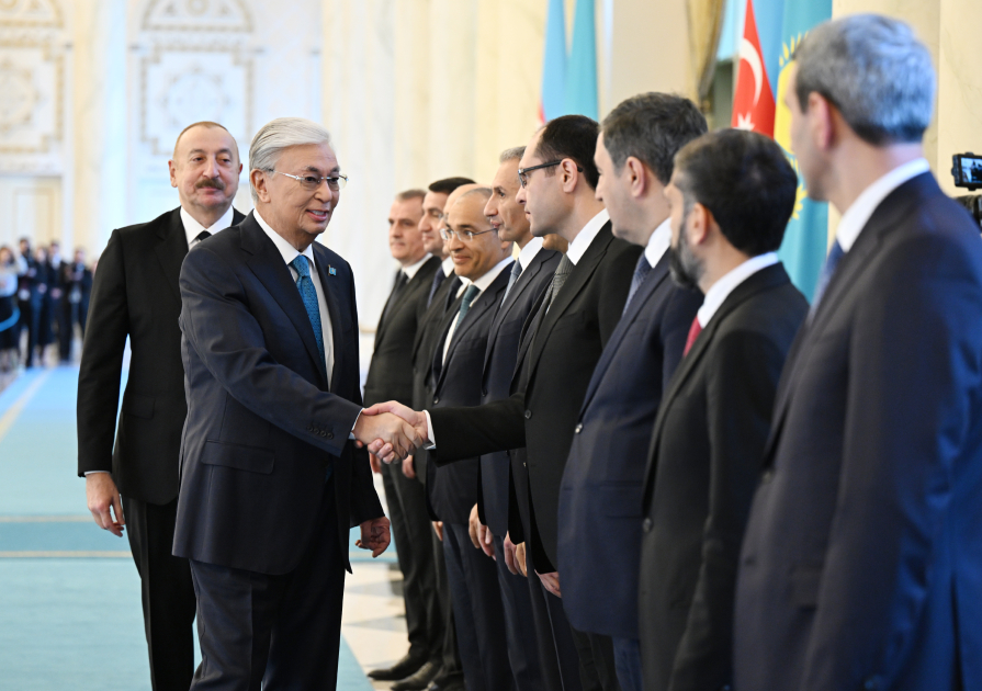 Astana hosts official welcome ceremony for President Ilham Aliyev (PHOTO)