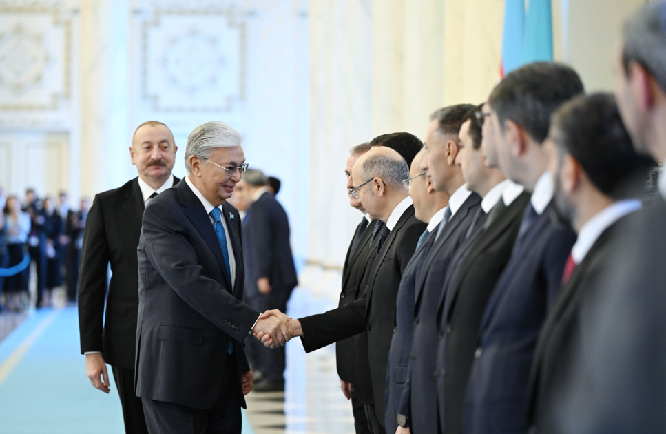 Astana hosts official welcome ceremony for President Ilham Aliyev (PHOTO)