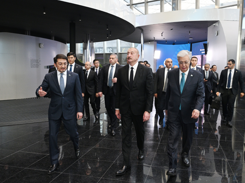 President Ilham Aliyev, President Kassym-Jomart Tokayev visit “Alem.ai” International Artificial Intelligence Center in Astana (PHOTO/VIDEO)