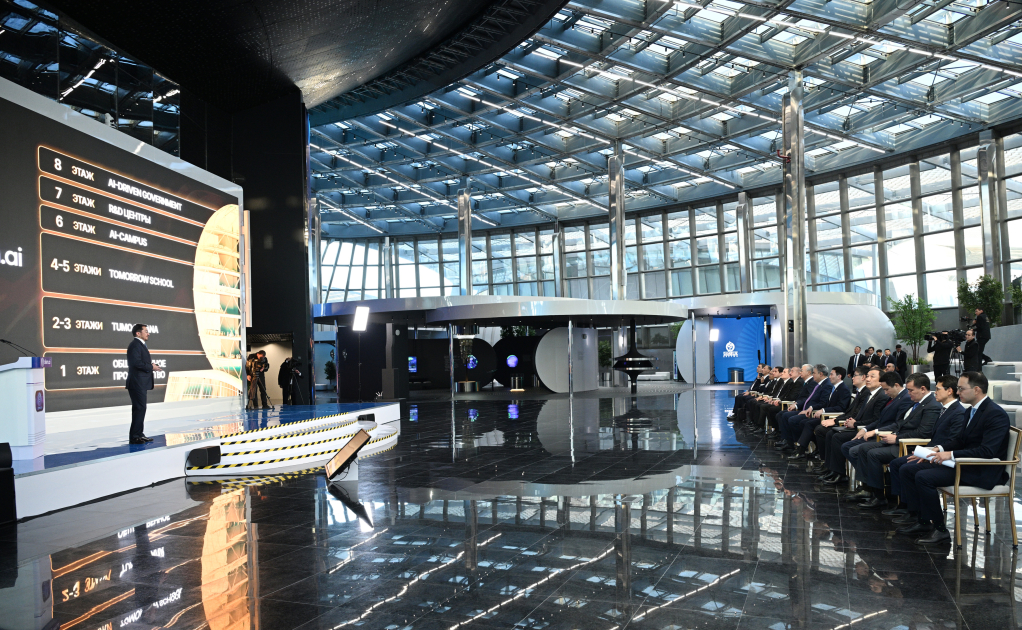 President Ilham Aliyev, President Kassym-Jomart Tokayev visit “Alem.ai” International Artificial Intelligence Center in Astana (PHOTO/VIDEO)