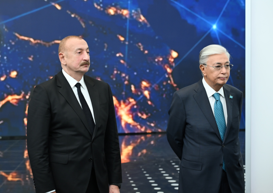 President Ilham Aliyev, President Kassym-Jomart Tokayev visit “Alem.ai” International Artificial Intelligence Center in Astana (PHOTO/VIDEO)