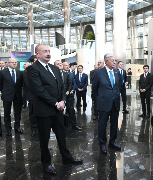 President Ilham Aliyev, President Kassym-Jomart Tokayev visit “Alem.ai” International Artificial Intelligence Center in Astana (PHOTO/VIDEO)