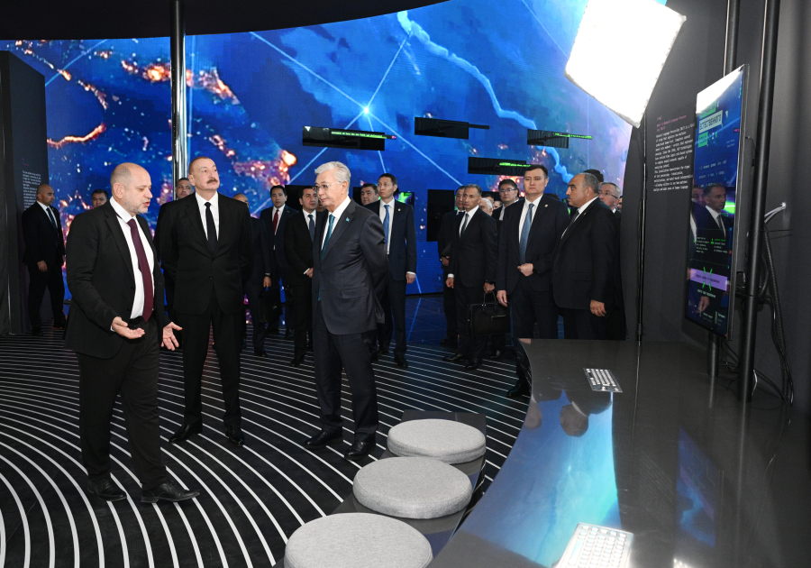 President Ilham Aliyev, President Kassym-Jomart Tokayev visit “Alem.ai” International Artificial Intelligence Center in Astana (PHOTO/VIDEO)