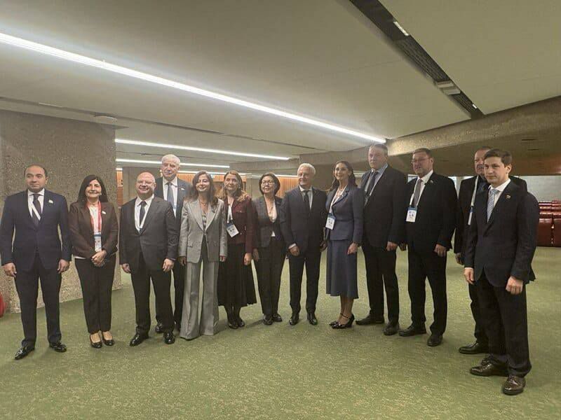 Azerbaijani parliamentary delegates deliver speeches at 151st IPU Assembly debates (PHOTO)
