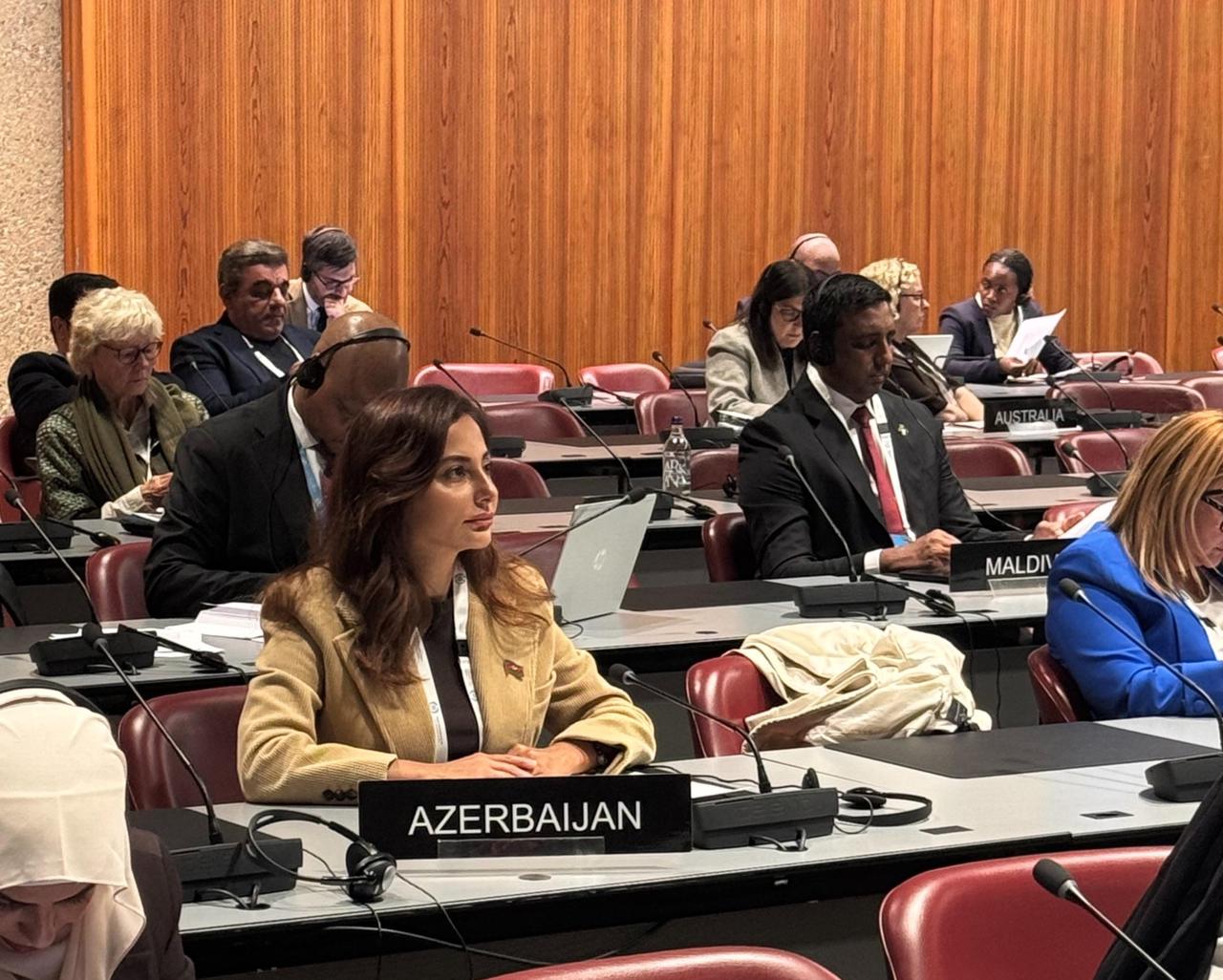 Azerbaijani parliamentary delegates deliver speeches at 151st IPU Assembly debates (PHOTO)