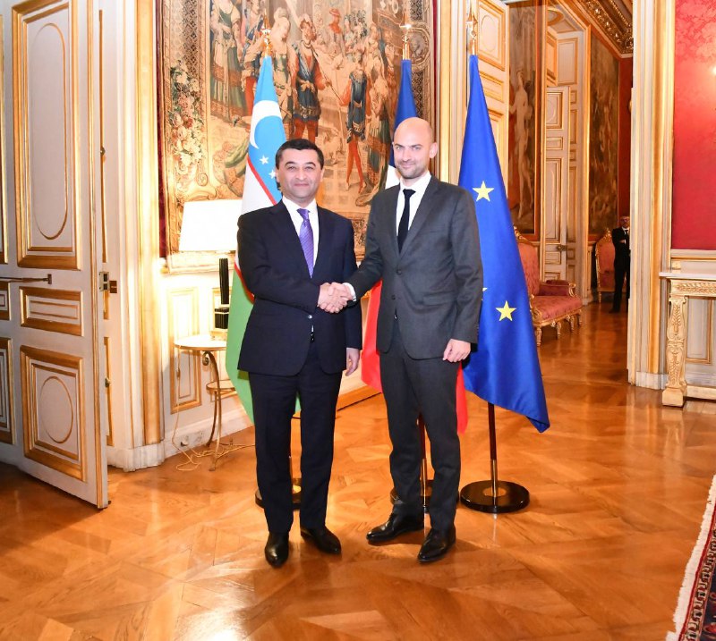 Uzbekistan, France advance strategic dialogue on trade, investment, and innovation