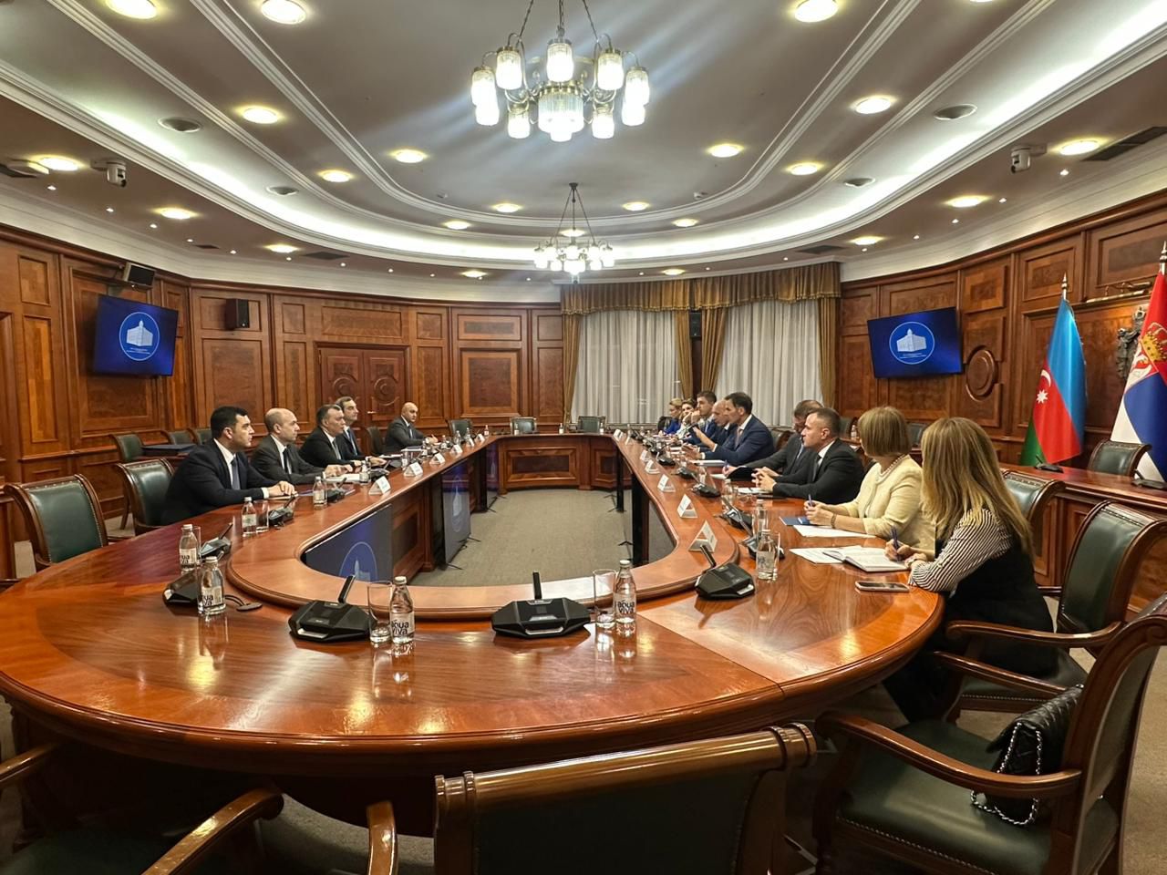 Azerbaijan's Finance Minister holds bilateral meetings in Serbia