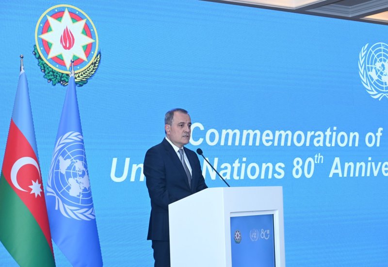 Azerbaijani FM highlights UN’s role in global diplomacy at 80th anniversary event in Baku (PHOTO)