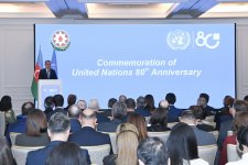 Azerbaijani FM highlights UN’s role in global diplomacy at 80th anniversary event in Baku (PHOTO)