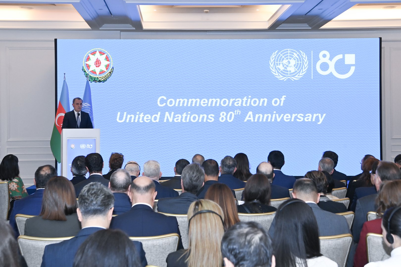 Azerbaijani FM highlights UN’s role in global diplomacy at 80th anniversary event in Baku (PHOTO)