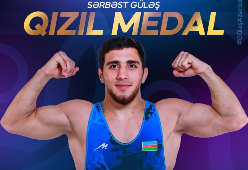 Azerbaijani wrestler wins silver at U-23 World Championships