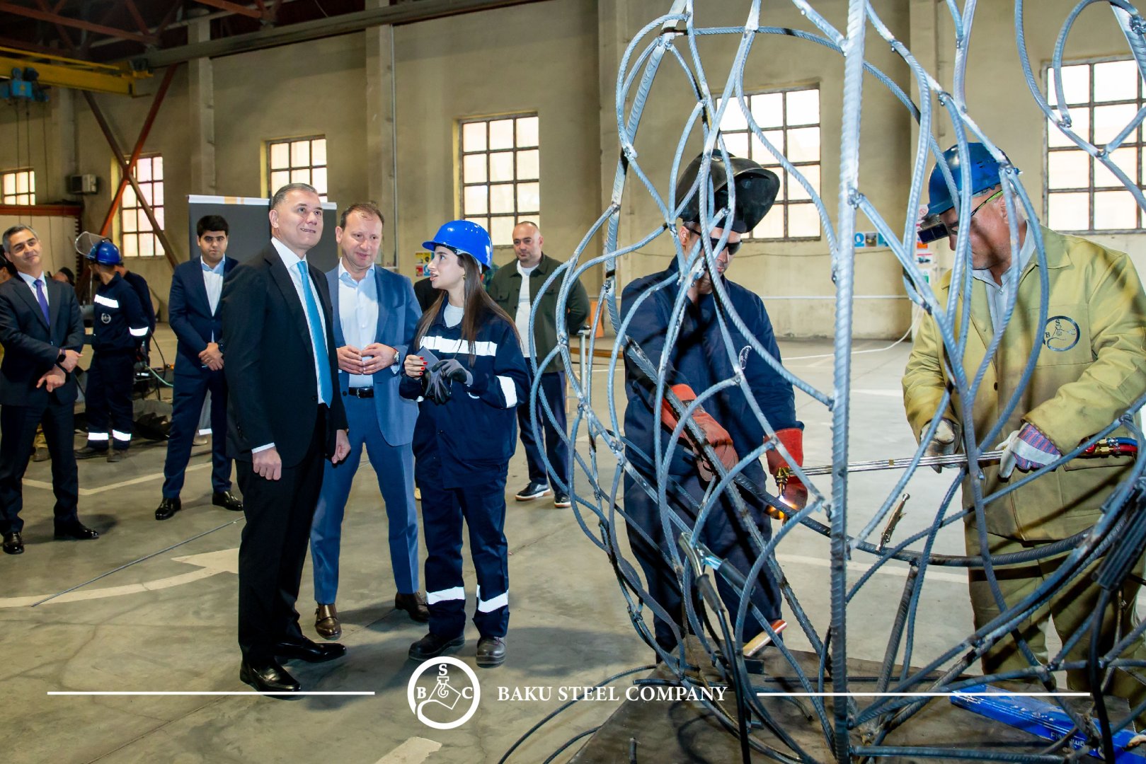 When steel becomes art. 2nd International Baku Steel Art Symposium has started in Baku (PHOTO)