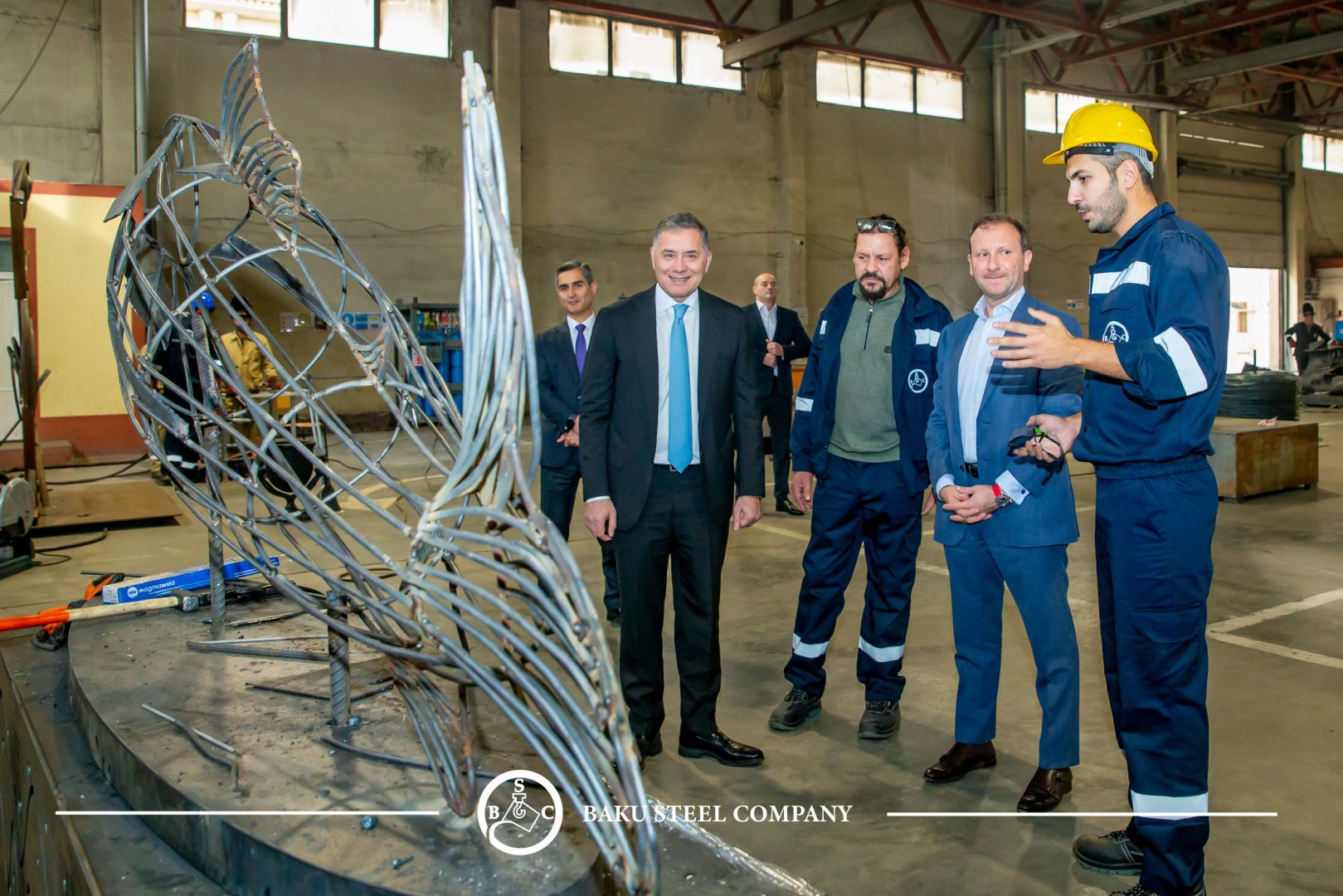 When steel becomes art. 2nd International Baku Steel Art Symposium has started in Baku (PHOTO)