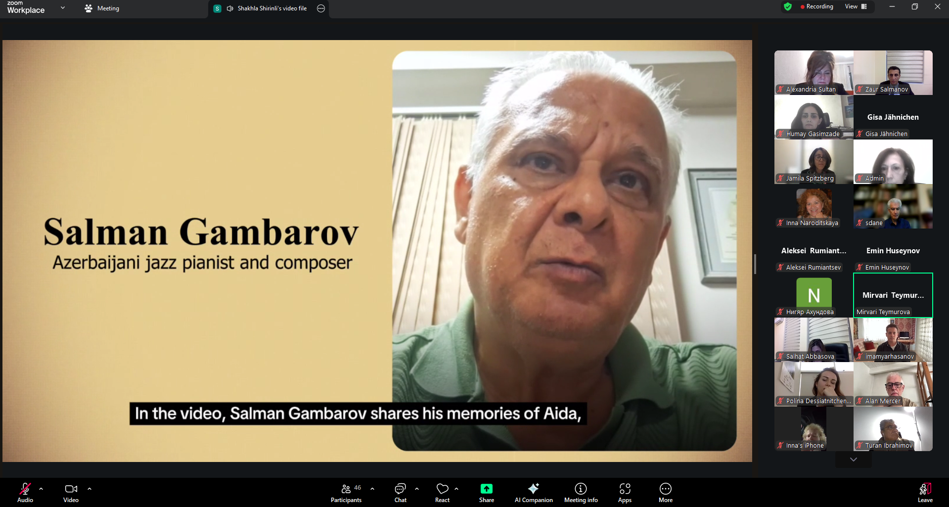 Conference on Azerbaijani musicologist in U.S. comes to successful close (PHOTO)