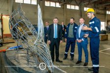 When steel becomes art. 2nd International Baku Steel Art Symposium has started in Baku (PHOTO)