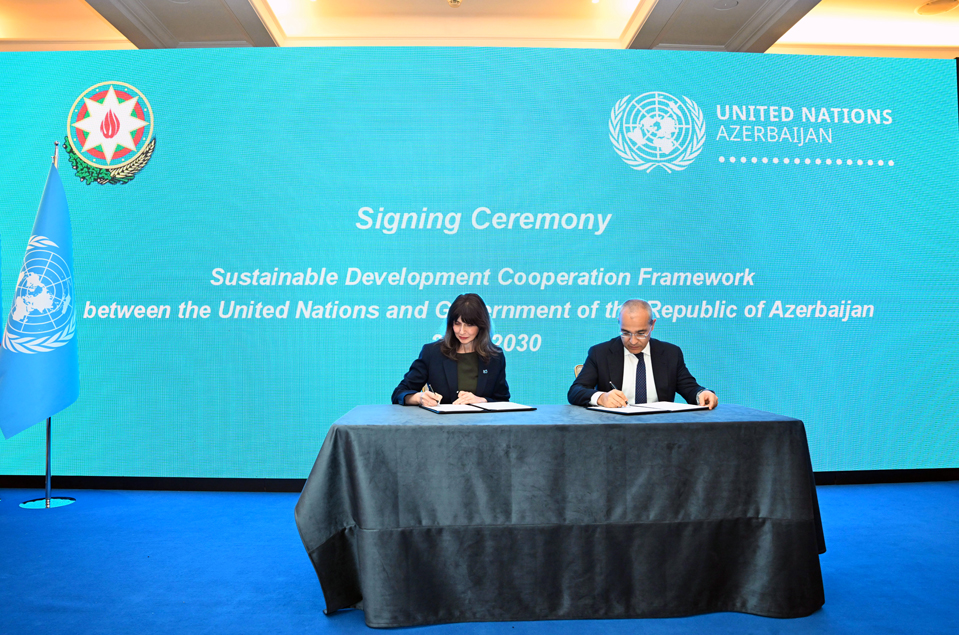 Azerbaijan and UN ink framework document on cooperation for 2026–2030