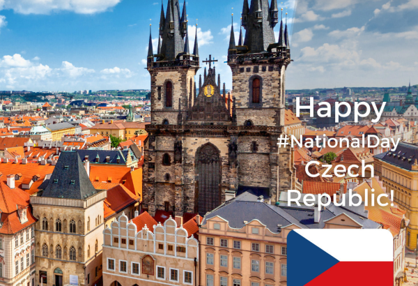 Azerbaijani MFA extends congratulations to Czech Republic on National Day (PHOTO)