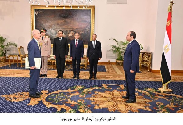 Georgia’s new ambassador presents credentials to Egyptian president